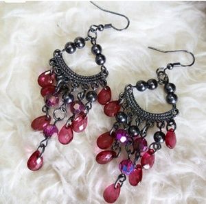 New Boho Multi Color Beaded Earrings